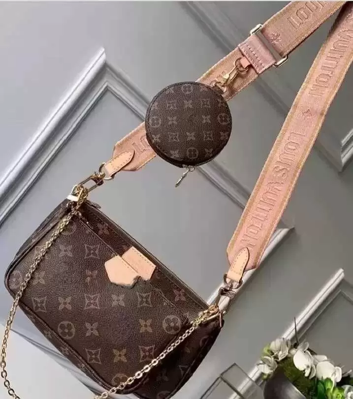 Original High Quality Luxurys Designers Bags Purse Woman Fashion Monogrames Multi Pochette Felicie Chain Crossbody Shoulder Bag With Box DustBag M61276, 2 brown flower
Original High Quality Luxurys Designers Bags Purse Woman Fashion Monogrames Multi Pochette Felicie Chain Crossbody Shoulder Bag With Box DustBag M61276, 2 brown flower