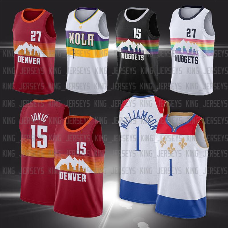 15 Nikola 27 Jamal Jokic Murray 1 Zion Denver Nuggets Jersey New Z3 jersey Williamson Orleans Pelicans Basketball Jerseys, Black;red
15 Nikola 27 Jamal Jokic Murray 1 Zion Denver Nuggets Jersey New Z3 jersey Williamson Orleans Pelicans Basketball Jerseys, Black;red