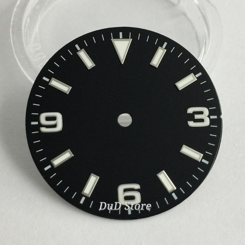 Repair Tools & Kits 28.5mm Black Sterile Watch Dial Parts Fit For NH35 NH35A Automatic Movement Luminous Marks Arabic Numerals
Repair Tools & Kits 28.5mm Black Sterile Watch Dial Parts Fit For NH35 NH35A Automatic Movement Luminous Marks Arabic Numerals