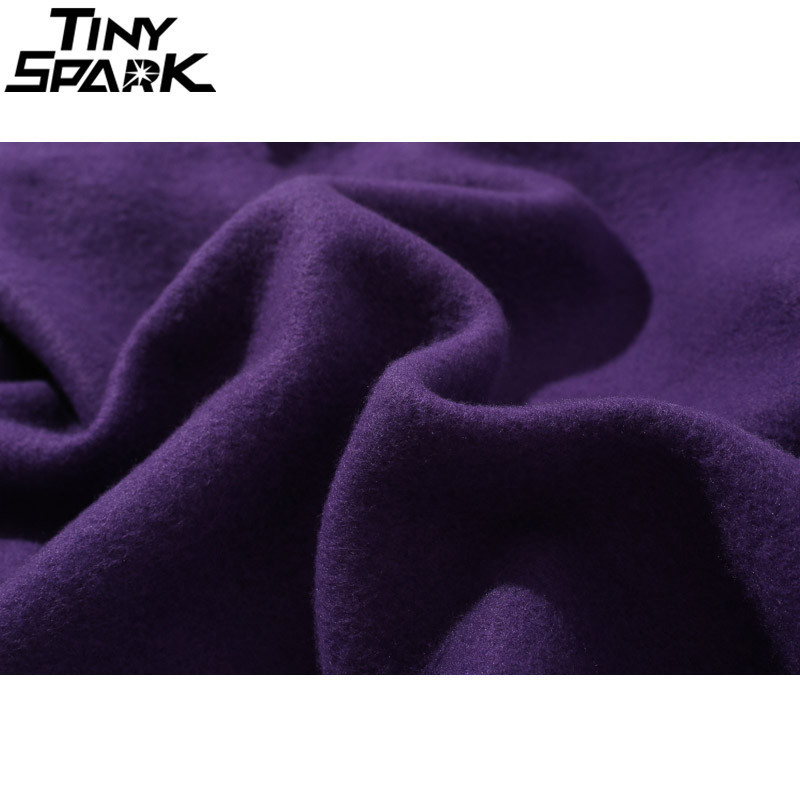 Vintage Colors Men Hoodie Sweatshirt Plain Winter Fleece Pullover Hoodies Harajuku Hip Hop Streetwear Autumn Urban Clothing 201103