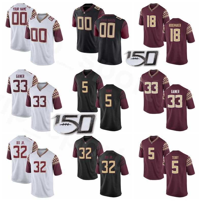 Florida State Seminoles NCAA Football College 33 Amari Gainer Jersey 8 Renardo Green 32 Stephen Dix Jr 18 Tate Rodemaker 5 Tamorrion Terry, Black
Florida State Seminoles NCAA Football College 33 Amari Gainer Jersey 8 Renardo Green 32 Stephen Dix Jr 18 Tate Rodemaker 5 Tamorrion Terry, Black