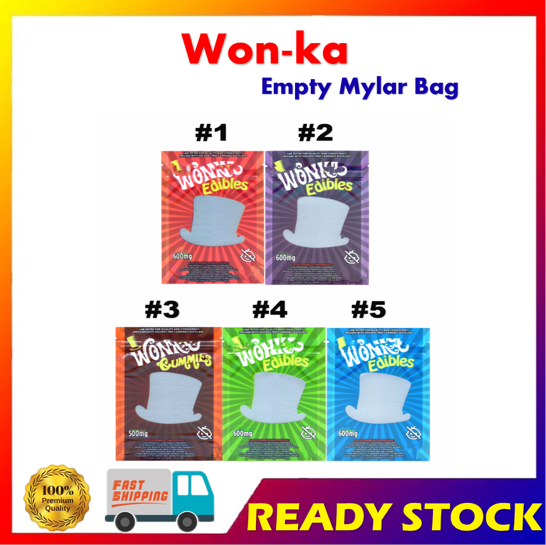 5 color won ka edible gummies candy plastic bags with window smell proof ziplock mylar packaging
5 color won ka edible gummies candy plastic bags with window smell proof ziplock mylar packaging