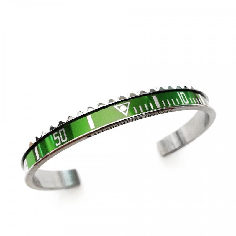 Bangles Mixed Style Stainless Steel Manchette Open Initial Cuff Bangle Speedometer Bracelet SP01