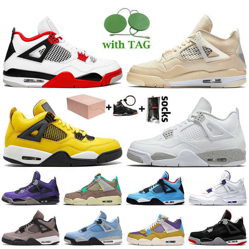 Top Quality Jumpman 4 Basketball Shoes 4s With Box 2021 Women Mens Fire Red Sail Taupe Haze White Oreo University Blue Trainers Sneakers, C36 36-47
Top Quality Jumpman 4 Basketball Shoes 4s With Box 2021 Women Mens Fire Red Sail Taupe Haze White Oreo University Blue Trainers Sneakers, C36 36-47