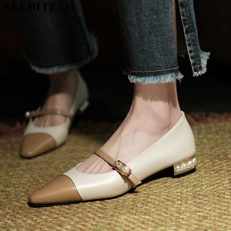 ALLBITEFO sweet Pearl heels genuine leather thick heels party women shoes brand high heels office ladies shoes stiletto 210611, As picture
ALLBITEFO sweet Pearl heels genuine leather thick heels party women shoes brand high heels office ladies shoes stiletto 210611, As picture
