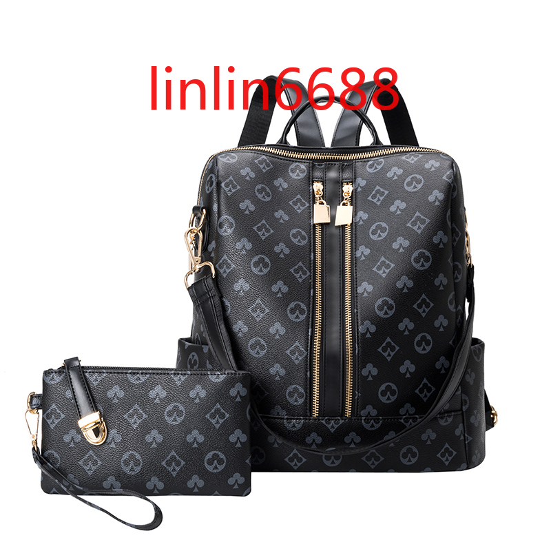 Made In China Luxury Son and mother Backpack Fashion bag Women's High-quality Texture Leather Leisure Travel Luxury Designer Large-capacity Female Bags wallets, Black
Made In China Luxury Son and mother Backpack Fashion bag Women's High-quality Texture Leather Leisure Travel Luxury Designer Large-capacity Female Bags wallets, Black
