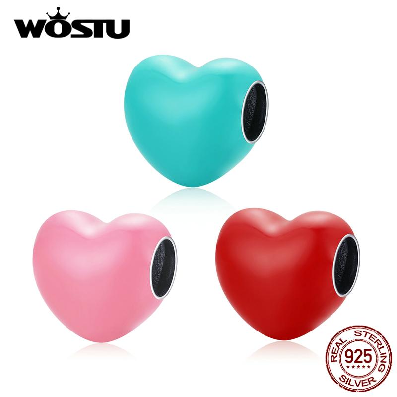 Other WOSTU Genuine 925 Sterling Silver Enamel Colorful Heart Bead Charm Pendant Fit Bracelet Women Party DIY Fine Jewelry Gift
Other WOSTU Genuine 925 Sterling Silver Enamel Colorful Heart Bead Charm Pendant Fit Bracelet Women Party DIY Fine Jewelry Gift