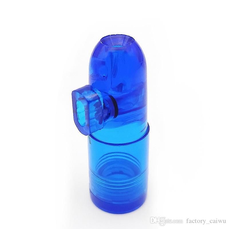 Plastic Bullet Smoking Pipe Rocket Shaped Snuff Snorter Sniff Dispenser Nasal Portable pipes
Plastic Bullet Smoking Pipe Rocket Shaped Snuff Snorter Sniff Dispenser Nasal Portable pipes
