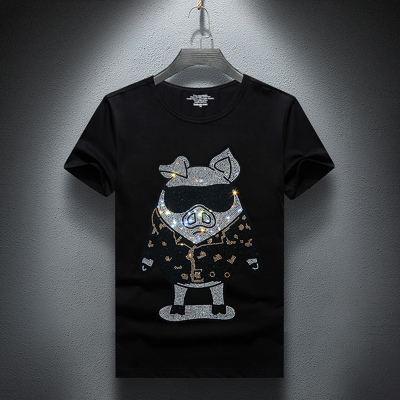 2021 New Hot Drilling Men Summer Short-sleeved Shinning T-shirt Casual Rhinestone Tshirt Cotton Plus Size -7xl Obij, Beige
2021 New Hot Drilling Men Summer Short-sleeved Shinning T-shirt Casual Rhinestone Tshirt Cotton Plus Size -7xl Obij, Beige