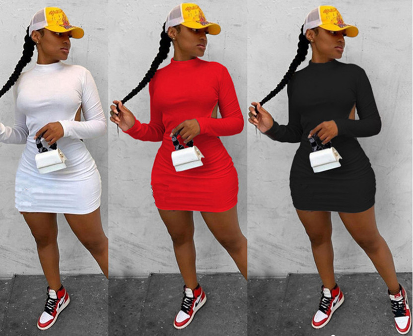 Women backless dress plus size 2XL long sleeve one-piece dress sexy letter one-piece skirt skinny midi night clubs wear 3890, Mix color
Women backless dress plus size 2XL long sleeve one-piece dress sexy letter one-piece skirt skinny midi night clubs wear 3890, Mix color