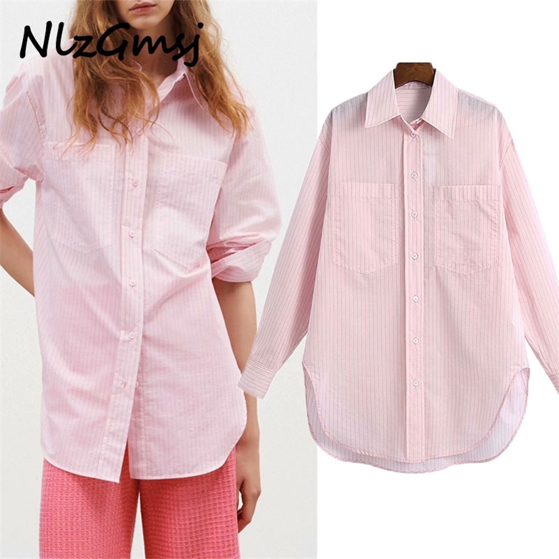 Blouse Women Summer Striped Loose Female Shirt Woman Long Sleeve Buttons Pocket Casual Plus Size Tops 03 210628, As picture
Blouse Women Summer Striped Loose Female Shirt Woman Long Sleeve Buttons Pocket Casual Plus Size Tops 03 210628, As picture