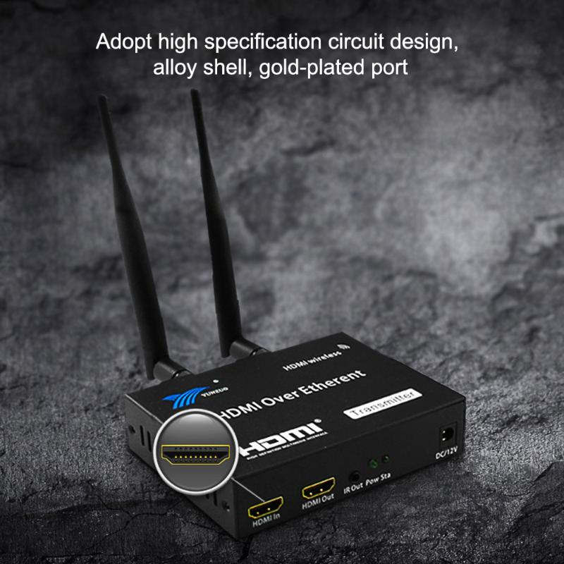 Audio Cables & Connectors 5GHz Extender Wireless Wifi Sender Transmitter Receiver Video Converter 200M DVD PC To TV