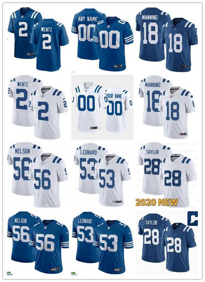 Men Women Youth IndianapolisColts56 Quenton Nelson 53 Darius Leonard 18 Peyton Manning 2 Carson Wentz custom Football Jersey, Colour
Men Women Youth IndianapolisColts56 Quenton Nelson 53 Darius Leonard 18 Peyton Manning 2 Carson Wentz custom Football Jersey, Colour