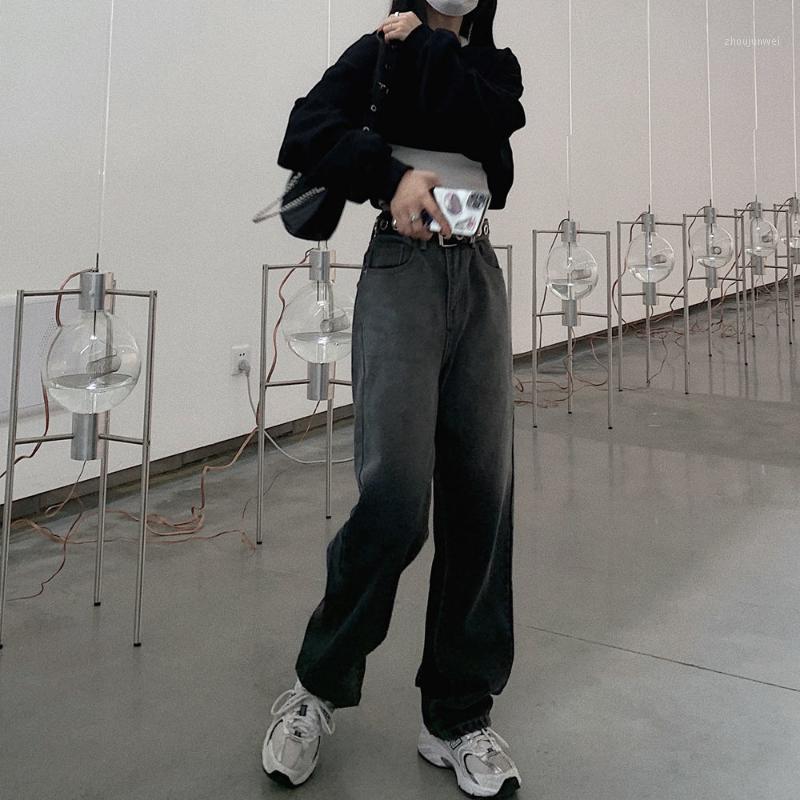 Women' Jeans Women Vintage Mopping Korean Style Gradient Chic Fashion Baggy Ulzzang Streetwear Kpop BF Stylish Femme High Waist Ins, Black
Women' Jeans Women Vintage Mopping Korean Style Gradient Chic Fashion Baggy Ulzzang Streetwear Kpop BF Stylish Femme High Waist Ins, Black