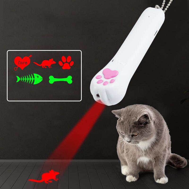 Cat Toys Laser Pet Toy Charging Red Dot Light Sight Multi-Pattern Rotation Switching Interactive Pointer Supplies
Cat Toys Laser Pet Toy Charging Red Dot Light Sight Multi-Pattern Rotation Switching Interactive Pointer Supplies