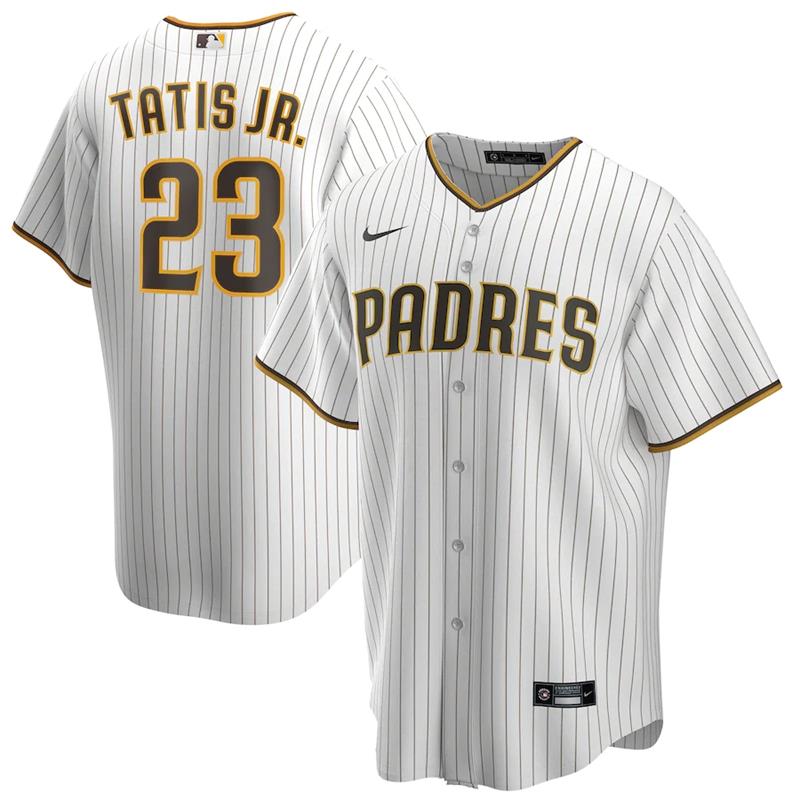 White San Diego Padres 23 Fernando Tatis Jr. Jersey Tan Alternate Replica Player Baseball Jerseys, Blue;black
White San Diego Padres 23 Fernando Tatis Jr. Jersey Tan Alternate Replica Player Baseball Jerseys, Blue;black