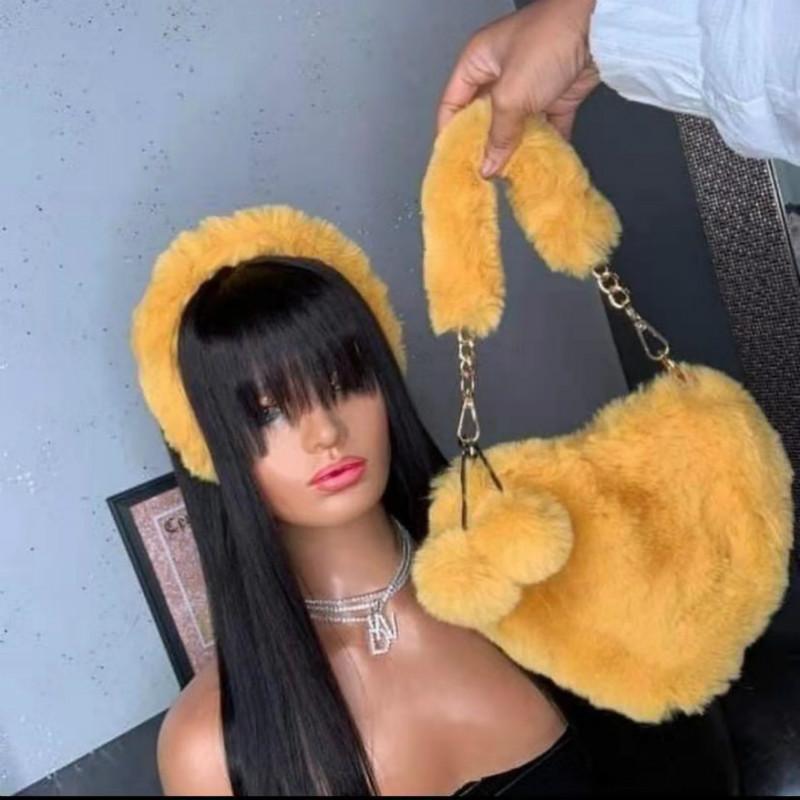 Yellow Faux Fur Women Handbags Cute Plush Ladies Heart Shaped Shoulder Bag Cute Female Clutch Purse Love Handbags Messenger Bag, Beige
Yellow Faux Fur Women Handbags Cute Plush Ladies Heart Shaped Shoulder Bag Cute Female Clutch Purse Love Handbags Messenger Bag, Beige