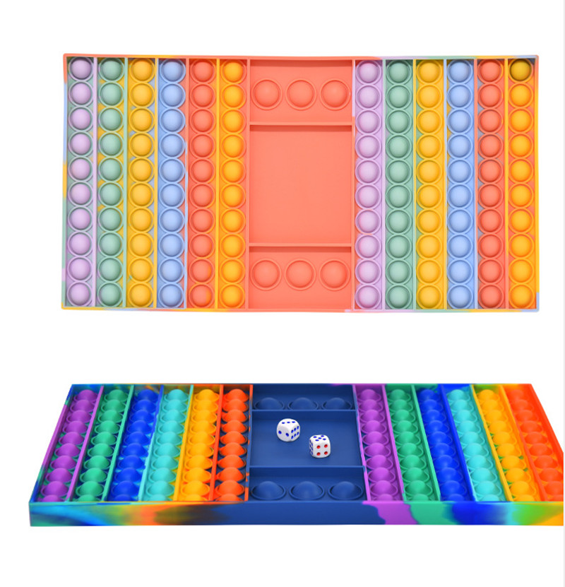 Party Decompression Toys Push Bubble Checkerboard Rainbow Stress Reliever Fidget Toy Autism Special Needs Sensory Gifts for Kids Game
Party Decompression Toys Push Bubble Checkerboard Rainbow Stress Reliever Fidget Toy Autism Special Needs Sensory Gifts for Kids Game