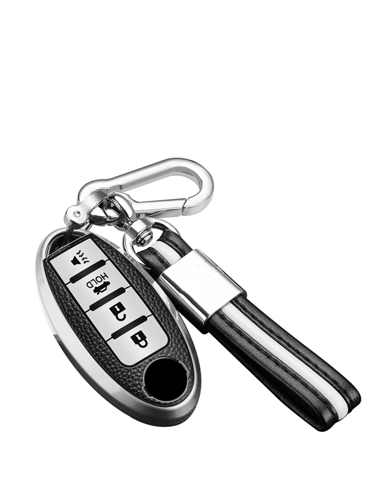 Car Key Case Cover For Infiniti FX35 QX60 G35 G37 EX FX Q60 QX50 QX70 Nissan Smart Remote Keychain Key Chain FOB TPU PU Bag, Green
Car Key Case Cover For Infiniti FX35 QX60 G35 G37 EX FX Q60 QX50 QX70 Nissan Smart Remote Keychain Key Chain FOB TPU PU Bag, Green