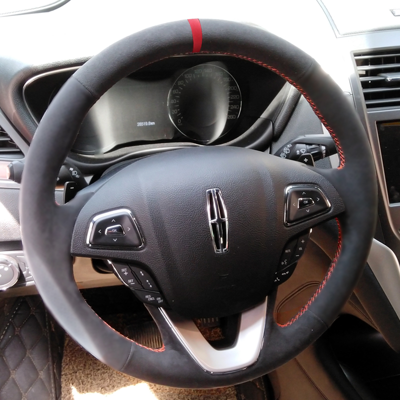 DIY custom leather imitation peach wood car special steering wheel cover For Lincoln continental MKC MKZ nautilus Corsair Aviator car accessories
DIY custom leather imitation peach wood car special steering wheel cover For Lincoln continental MKC MKZ nautilus Corsair Aviator car accessories