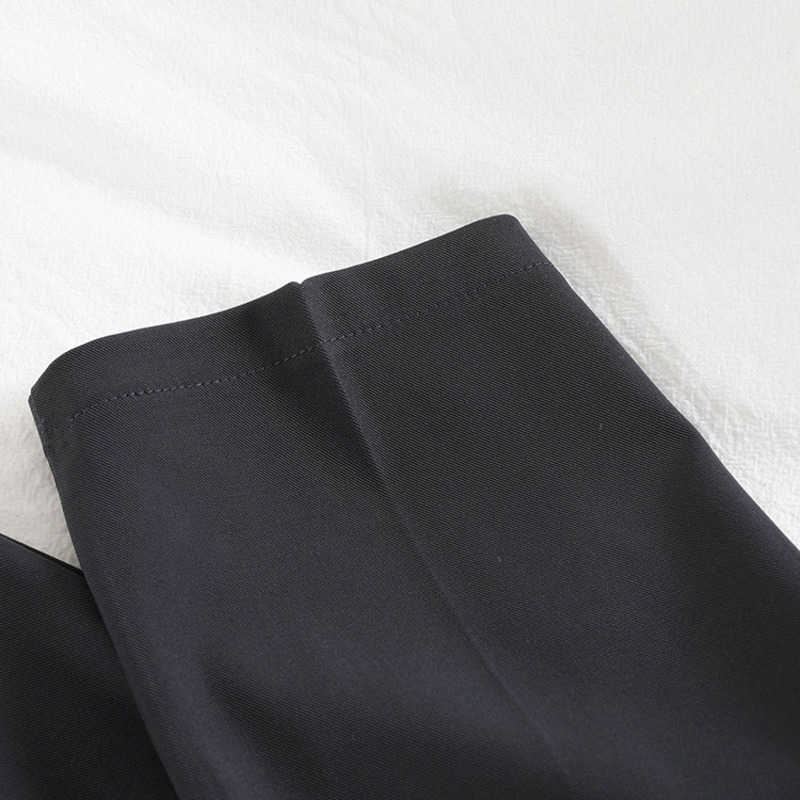 DEAT Lady Spring Autumn Arrivals Solid Color Loose High Waist Temperament Fashion Women Harem Pants MZ979 210709