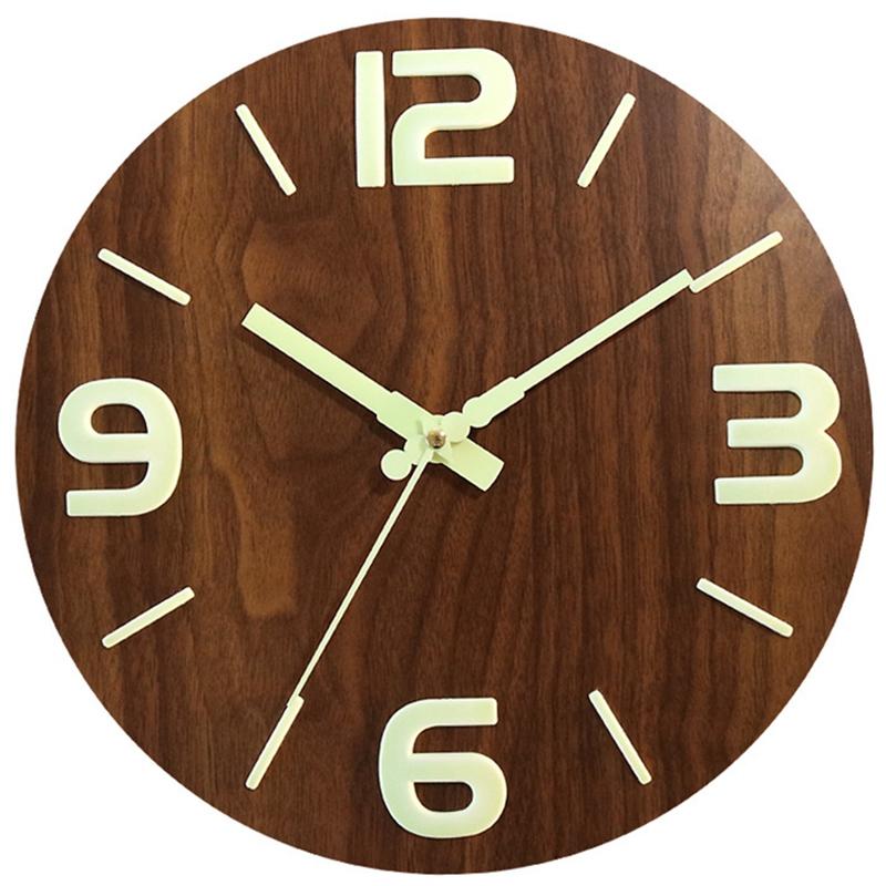 12 Inch Night Light Function Round Wall Clock Vintage Rustic Country Style for Kitchen Bedroom Office Home Silent
12 Inch Night Light Function Round Wall Clock Vintage Rustic Country Style for Kitchen Bedroom Office Home Silent