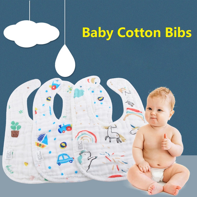 Baby Cotton Bibs 6 Layers Gauze Muslin Baby Kids Newborn Infant Saliva Towel Baby Stuff
Baby Cotton Bibs 6 Layers Gauze Muslin Baby Kids Newborn Infant Saliva Towel Baby Stuff