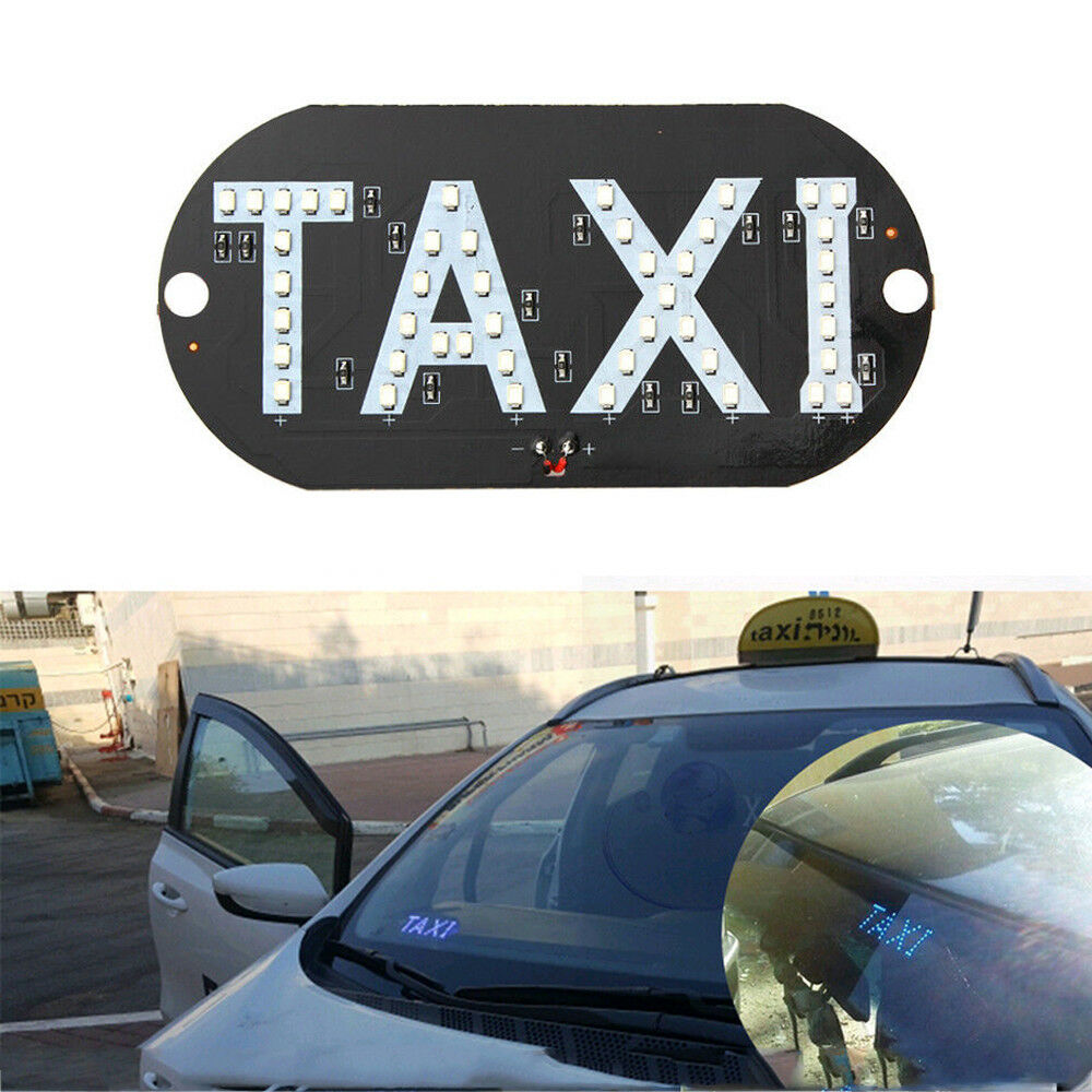 TAXI Cab Windscreen Windshield LED Light Sign Car High Brightness Lamp Bulb for drivers hot sale