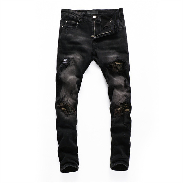 Patches Detail Biker Fit Jeans Men Slim Motorcycle For Mens Vintage Distressed Denim Jean Pants @SA26
Patches Detail Biker Fit Jeans Men Slim Motorcycle For Mens Vintage Distressed Denim Jean Pants @SA26