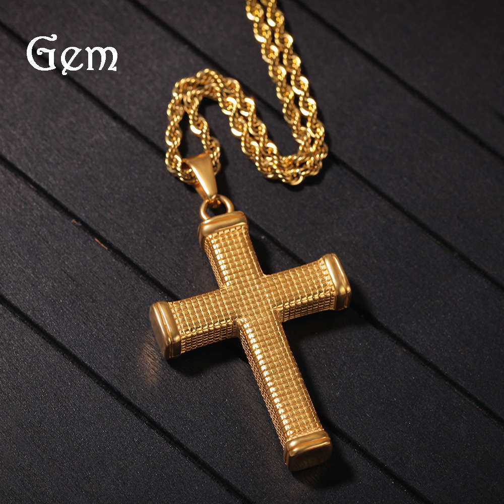 Simple stainless steel cross pendant hip hop trendsetter classic sweater chain accessories chain
Simple stainless steel cross pendant hip hop trendsetter classic sweater chain accessories chain
