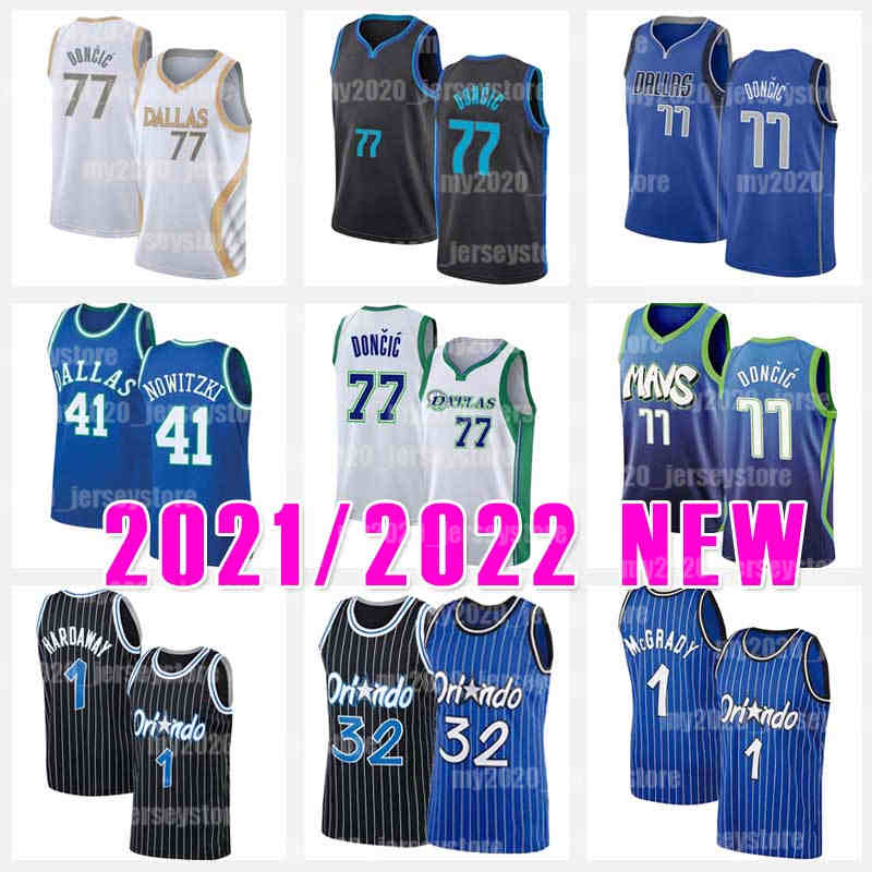 77 Doncic Basketball Jersey Luka Tracy Penny 1 Hardaway 75th McGrady Dirk 41 Nowitzki Retro Blue Black 20 21 Men Jerseys 2021 2022
77 Doncic Basketball Jersey Luka Tracy Penny 1 Hardaway 75th McGrady Dirk 41 Nowitzki Retro Blue Black 20 21 Men Jerseys 2021 2022