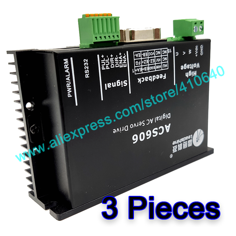 3 pieces servo motor driver acs606 for bruless servo motor 60v 6a work with servo motor blm57180 from rated seller directly
3 pieces servo motor driver acs606 for bruless servo motor 60v 6a work with servo motor blm57180 from rated seller directly
