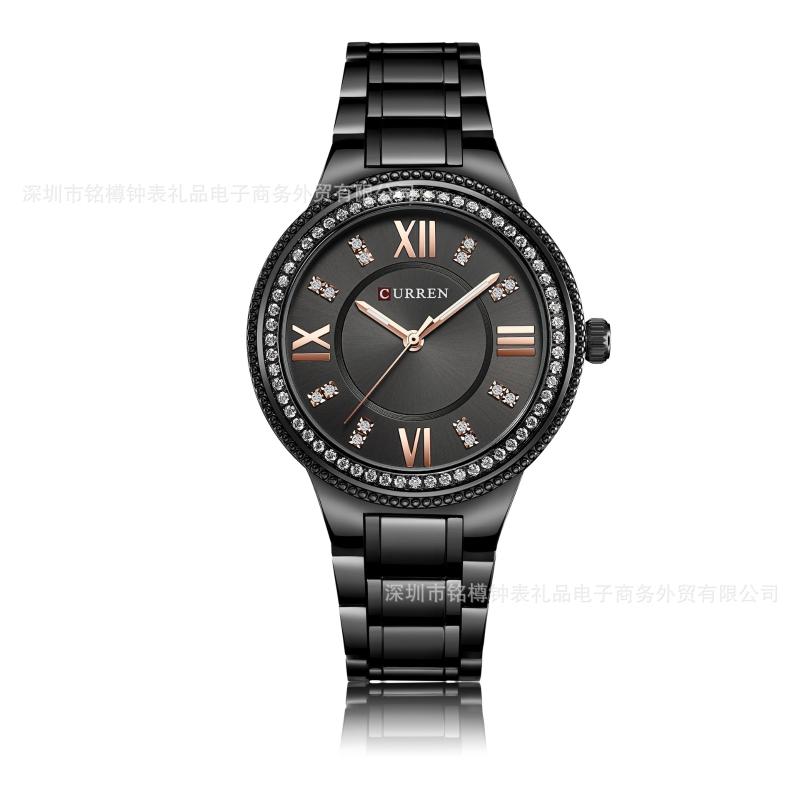 Wristwatches Fashion Ladies Quartz Watch Waterproof Women's Diamond Steel, Krn-m9004-6
Wristwatches Fashion Ladies Quartz Watch Waterproof Women's Diamond Steel, Krn-m9004-6