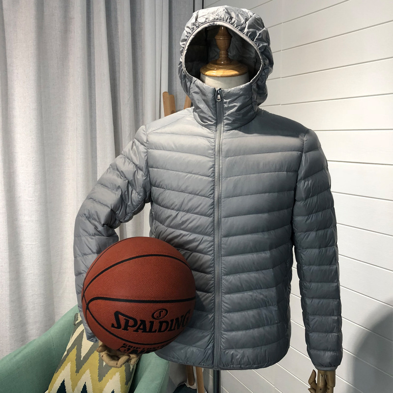 Man Winter Autumn Jacket White Duck Down Jackets Men Hooded Ultra Light Down Jackets Warm Outwear Coat Parkas Outdoors 201225