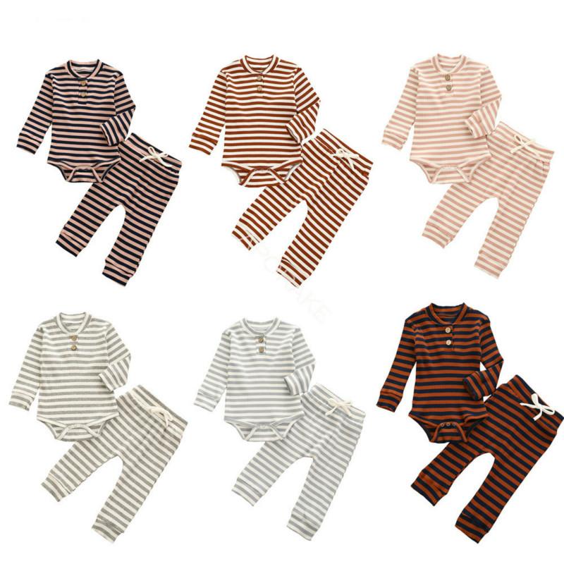 Clothing Sets 0-24M Casual Born Baby Boy Girl Long Sleeve Cotton Bodysuit Tops Pant Trouser 2PCS Striped Set, Black
Clothing Sets 0-24M Casual Born Baby Boy Girl Long Sleeve Cotton Bodysuit Tops Pant Trouser 2PCS Striped Set, Black