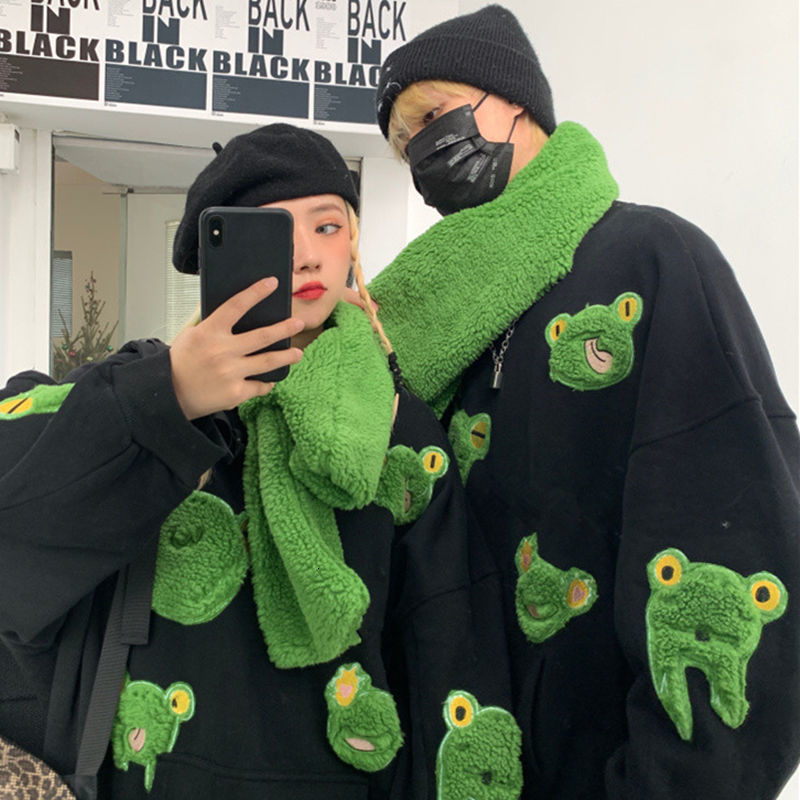 2021 New Send Scarf Men's Thicken Veet Hoodies Casual Loose Coats Clothes Fashion Black Color Pullover Cotton Padded Sweatshirts 9aaw, Black scarf
2021 New Send Scarf Men's Thicken Veet Hoodies Casual Loose Coats Clothes Fashion Black Color Pullover Cotton Padded Sweatshirts 9aaw, Black scarf