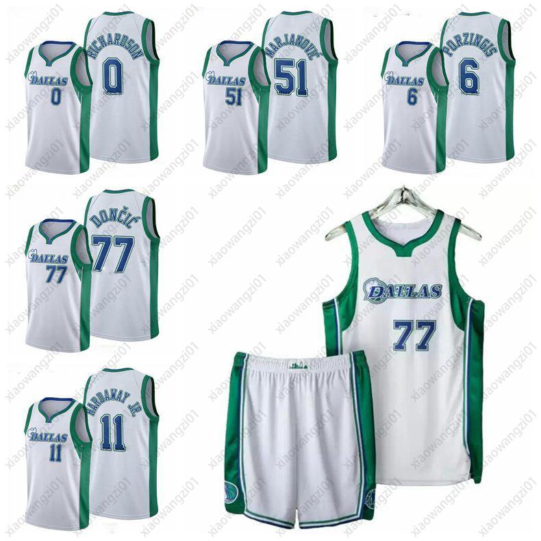 77 Doncic Basketball jersey 6 Porzingis 11 Hardaway Jr. 55 Marjanovic 0 Richardson DallasCity jerseys 2021-22 75TH Diamond Men Youth Kid S-XXL
77 Doncic Basketball jersey 6 Porzingis 11 Hardaway Jr. 55 Marjanovic 0 Richardson DallasCity jerseys 2021-22 75TH Diamond Men Youth Kid S-XXL