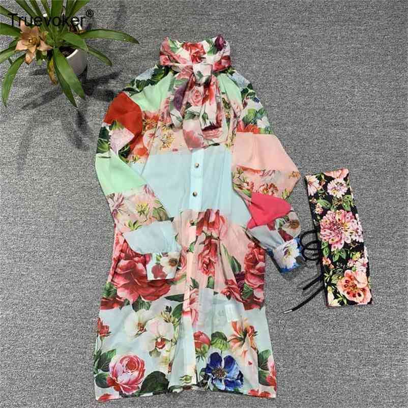 Truevoker Spring Runway Holiday Dresses Lady Bow Collar Multicolor Floral Print Straigth Party Dress + Corset Festa Vestido 210602, Black
Truevoker Spring Runway Holiday Dresses Lady Bow Collar Multicolor Floral Print Straigth Party Dress + Corset Festa Vestido 210602, Black