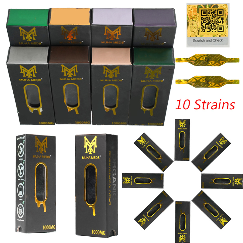 MUHA MEDS Vape Cartridges Packaging 0.8ML Atomizers Tank Thick Oil Vapes Cartridge 510 Thread Empty Atomizer
MUHA MEDS Vape Cartridges Packaging 0.8ML Atomizers Tank Thick Oil Vapes Cartridge 510 Thread Empty Atomizer