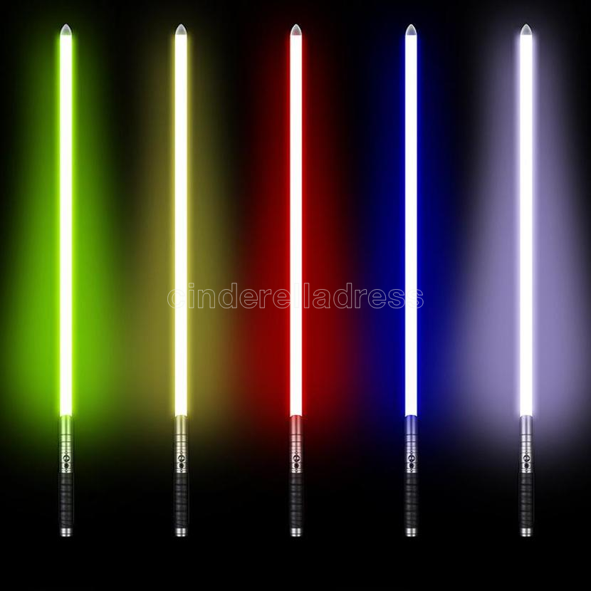 DHL Lightsaber Toys Metal Handle Heavy Dueling 12 Color LED Change Volume Force 6 Sound Fons FOC Blaster Laser Sword wholesale CS29
DHL Lightsaber Toys Metal Handle Heavy Dueling 12 Color LED Change Volume Force 6 Sound Fons FOC Blaster Laser Sword wholesale CS29