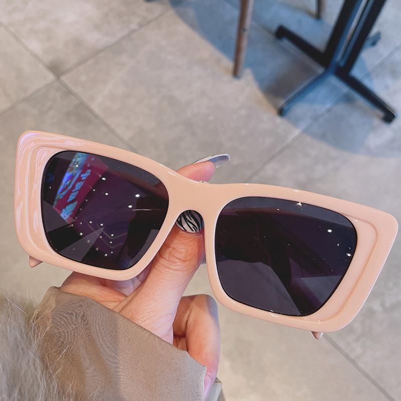 Sunglasses Vintage Fashion Brand Candy Color Square For Women Elegant Gradient Uv400 Cat Eye Black Leopard Sun Glasses Men, White;black
Sunglasses Vintage Fashion Brand Candy Color Square For Women Elegant Gradient Uv400 Cat Eye Black Leopard Sun Glasses Men, White;black