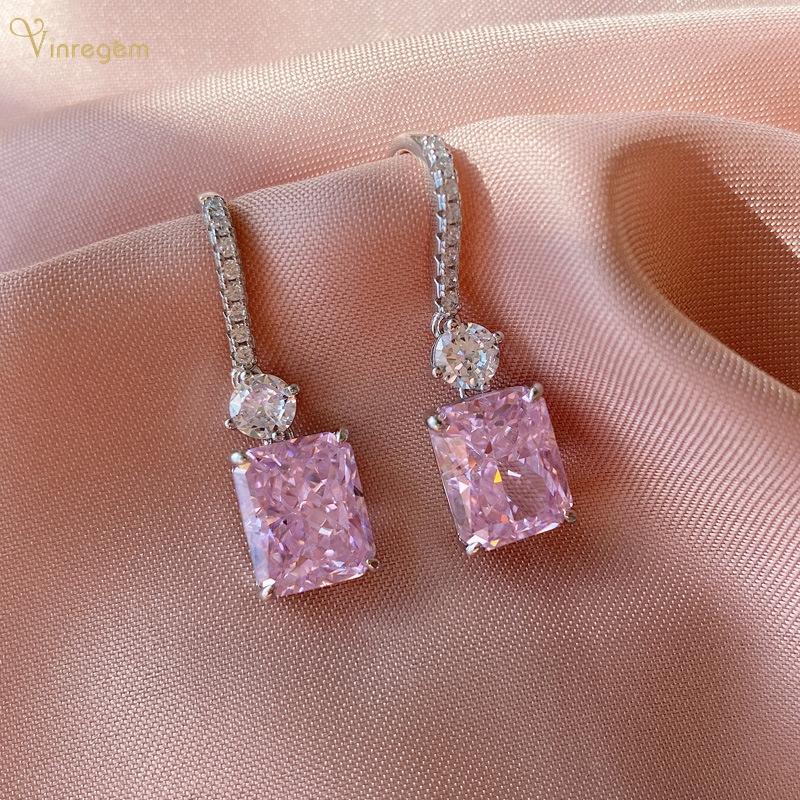 Dangle & Chandelier Vinregem 100% 925 Sterling Silver Citrine Pink Sapphire Gemstone Classic Drop Earrings Wedding Fine Jewelry Wholesale
Dangle & Chandelier Vinregem 100% 925 Sterling Silver Citrine Pink Sapphire Gemstone Classic Drop Earrings Wedding Fine Jewelry Wholesale