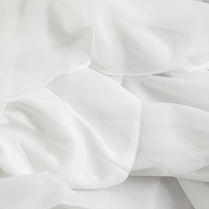 DEAT Summer Arrivals Solid Color Short Sleeve Slash Collar Fashion Temperament Women Chiffon Long Dress MZ931 210709