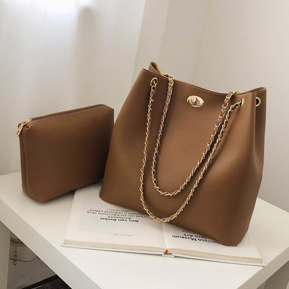 Elegant Female Casual Big Tote bag 2021 Fashion New Quality PU Leather Womens Designer Handbag Chain Shoulder Messenger Bags, Black
Elegant Female Casual Big Tote bag 2021 Fashion New Quality PU Leather Womens Designer Handbag Chain Shoulder Messenger Bags, Black