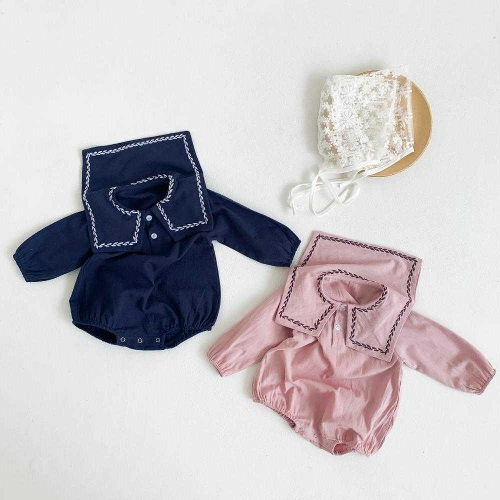 Summer Korean born Embroidery Rompers Baby Girls Vintage Cotton Jumpsuits + Lace Hat Toddler Japan Style Clothes 210615, Pink
Summer Korean born Embroidery Rompers Baby Girls Vintage Cotton Jumpsuits + Lace Hat Toddler Japan Style Clothes 210615, Pink