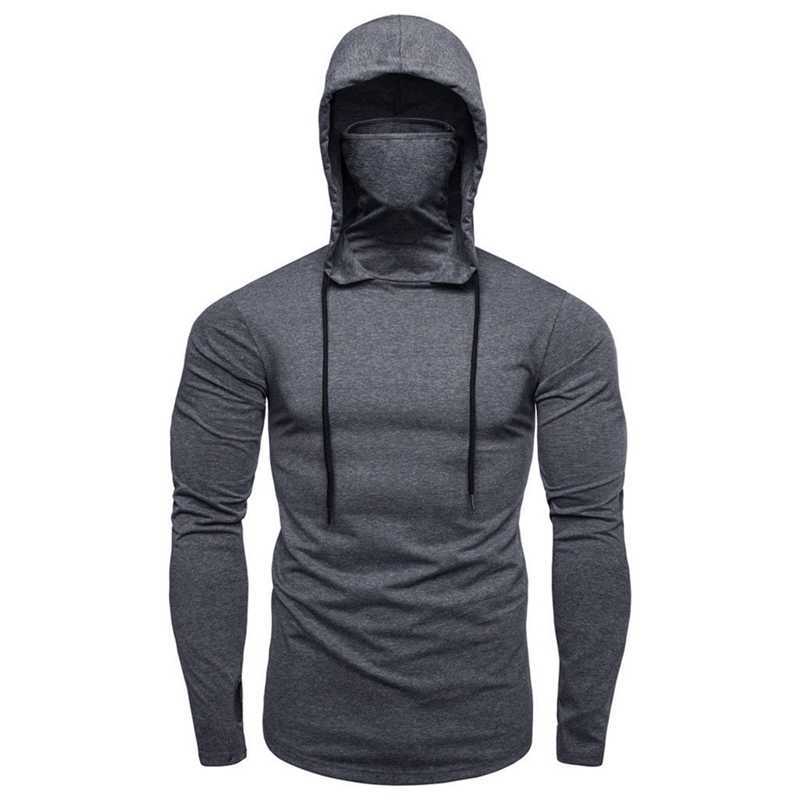 Pure Color Slim Mens Hoodies Mask Button Sports Hooded Splice Large Open-forked Male Long Sleeve Shirts Pullovers Tops, Bk
Pure Color Slim Mens Hoodies Mask Button Sports Hooded Splice Large Open-forked Male Long Sleeve Shirts Pullovers Tops, Bk