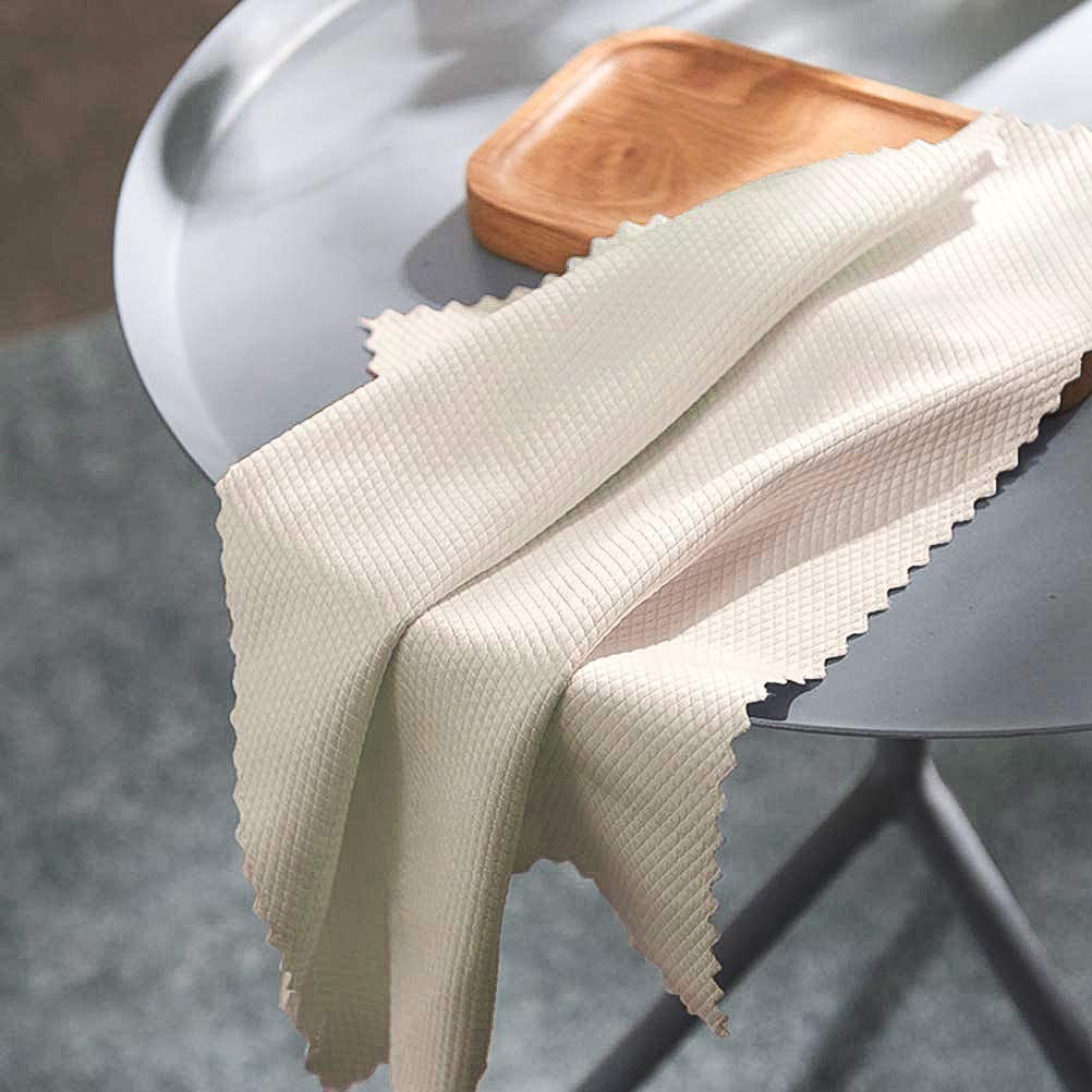 Fish Scale Rags Microfiber Glass Cleaning Cloths, 6 Pack 30x30cm Inches Nano Scale Lint Free Streak Free Hand Drying Towels for Glass Windows Mirrors 