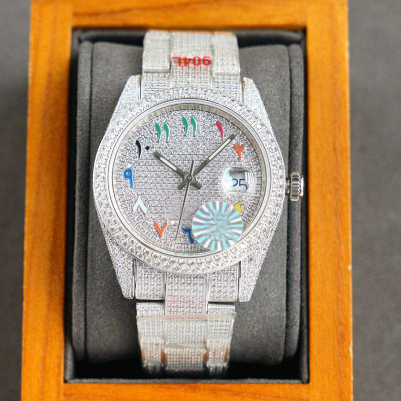 Shiny Diamond Watch Mens Watches Automatic Mechanical WristWatch Stainless Steel Strap 40mm Sapphire Mirror High Quality Waterproof Gift WristWatches, Color 9
Shiny Diamond Watch Mens Watches Automatic Mechanical WristWatch Stainless Steel Strap 40mm Sapphire Mirror High Quality Waterproof Gift WristWatches, Color 9