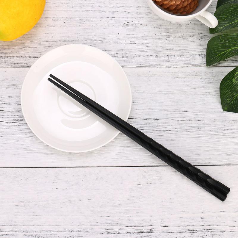 Chopsticks 1 Pair Japanese Non-Slip Durable Alloy High Quality Portable Sushi Chop Sticks Set Chinese Chopstick Learner Gift