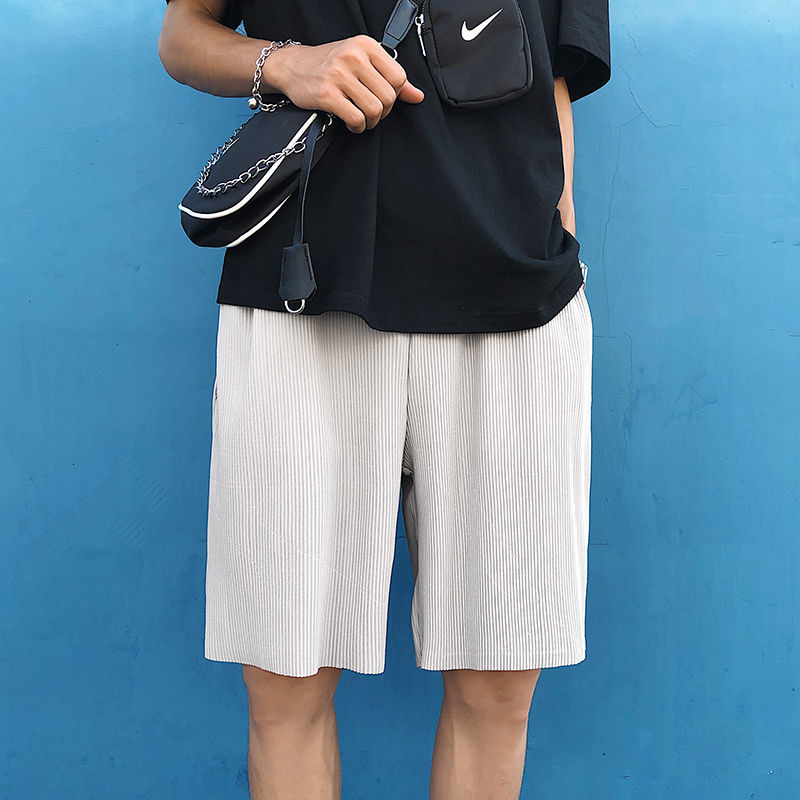 Men's Shorts summer shorts, plied, casual fashion, ice silk, street clothes, loose, broad leg, black, grey, men's beach shorts TLFC, 1# shoe box
Men's Shorts summer shorts, plied, casual fashion, ice silk, street clothes, loose, broad leg, black, grey, men's beach shorts TLFC, 1# shoe box